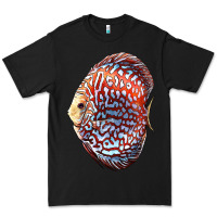 Black Discus Fish Premium Tee - LillyAllenDesigns