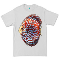 Dove Grey Discus Fish Premium Tee - LillyAllenDesigns
