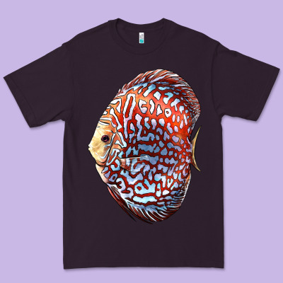 Discus Fish Premium Tee Designed By Lillyallendesigns