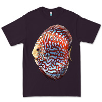 Plum Discus Fish Premium Tee - LillyAllenDesigns