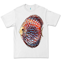 White Discus Fish Premium Tee - LillyAllenDesigns