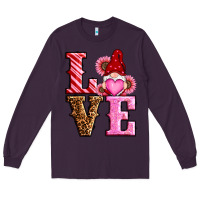 Plum love valentines day gnomes Long Sleeve Tee - RanaPortraitStore