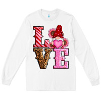 White love valentines day gnomes Long Sleeve Tee - RanaPortraitStore