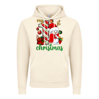 Vintage Artic My 1st. Christmas with cute snowman Vintage Hoodie - NancyCooperArtShop