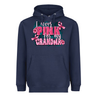 Navy i wear pink for my grandma Heavyweight Hoodie - FaDigitalArtStudio