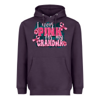 Plum i wear pink for my grandma Heavyweight Hoodie - FaDigitalArtStudio