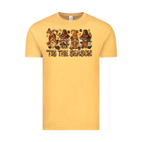 Vintage Mustard 'tis the season gnomies bbs Vintage Tee - BundleAndBundleShop