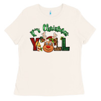 Bone it's christmas y'all reindeer Ladies Tee - Jasminsmagicworld
