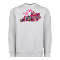 Heather Grey Pink Kentucky Heavyweight Sweatshirt - Bettercallsaul