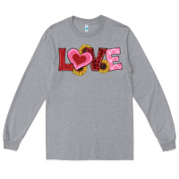 Valentines Day Love Sunflowers Long Sleeve Tee | Teevron