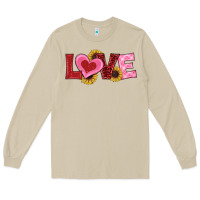 Mushroom valentines day love sunflowers Long Sleeve Tee - RanaPortraitStore