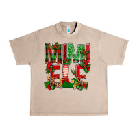 French Oak Christmas Mimi Elf Urban Heavy Tee - BundleAndBundleShop