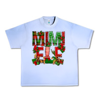 Grape Ice Christmas Mimi Elf Urban Heavy Tee - BundleAndBundleShop