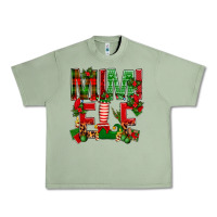 Oil Green Christmas Mimi Elf Urban Heavy Tee - BundleAndBundleShop