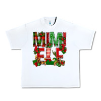 White Christmas Mimi Elf Urban Heavy Tee - BundleAndBundleShop