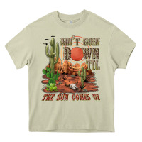 Mossy aintgoin down til the sun comes up desert Heavy Core Tee - NancyCooperArtShop