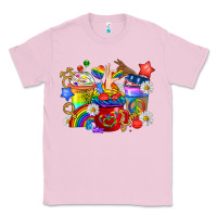 Bubblegum Pink LGBTQ+ Pride Coffee Cups Classic Tee - BundleAndBundleShop