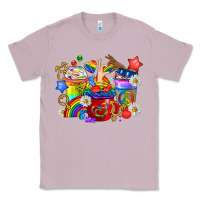 Lilac LGBTQ+ Pride Coffee Cups Classic Tee - BundleAndBundleShop
