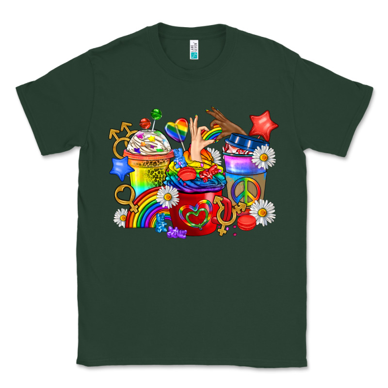 Lgbtq+ Pride Coffee Cups Classic Tee by BundleAndBundleShop | Teevron