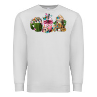 Dove Grey Mexican Day Of The Dead Coffee Cups Premium Sweatshirt - FaDigitalArtStudio