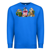 True Royal Mexican Day Of The Dead Coffee Cups Premium Sweatshirt - FaDigitalArtStudio