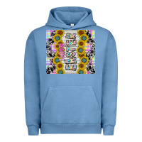 Pigment Pebble Blue happy easter Urban Hoodie - CowhideDigitalArt