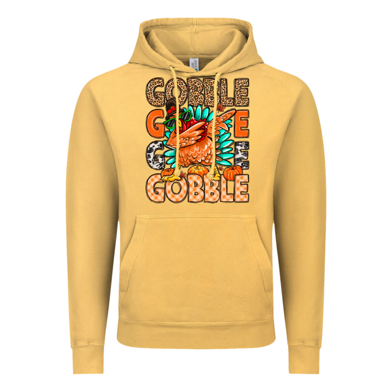 Gobble Gobble Gobble Vintage Hoodie by MaliasSmallBusiness | Teevron
