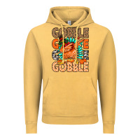 Vintage Mustard Gobble Gobble Gobble Vintage Hoodie - MaliasSmallBusiness