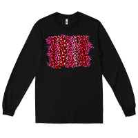 Black pink leopard background Long Sleeve Tee - RanaPortraitStore