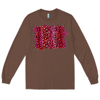 Chestnut pink leopard background Long Sleeve Tee - RanaPortraitStore