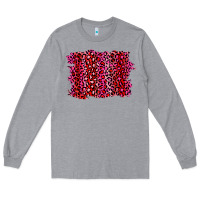Pink Leopard Background Long Sleeve Tee | Teevron