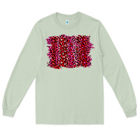 Matcha pink leopard background Long Sleeve Tee - RanaPortraitStore
