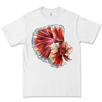 White Betta Fish Premium Tee - LillyAllenDesigns