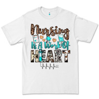 White nursing is a work of heart Premium Tee - JahusDesignShop