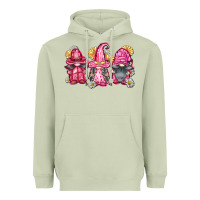 Matcha breast cancer gnomes Heavyweight Hoodie - FaDigitalArtStudio