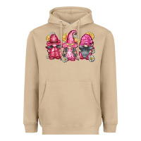 Mushroom breast cancer gnomes Heavyweight Hoodie - FaDigitalArtStudio