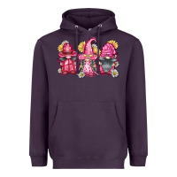 Plum breast cancer gnomes Heavyweight Hoodie - FaDigitalArtStudio