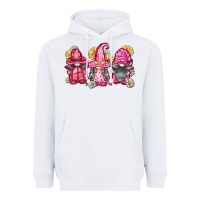 White breast cancer gnomes Heavyweight Hoodie - FaDigitalArtStudio