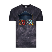Cloud Black 2023 graduation hat bbs Vintage Tee - BundleAndBundleShop