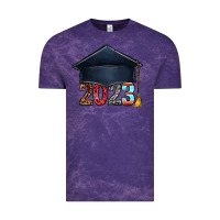 Cloud Purple 2023 graduation hat bbs Vintage Tee - BundleAndBundleShop