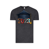 Vintage Black 2023 graduation hat bbs Vintage Tee - BundleAndBundleShop