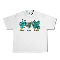 Lunar Rock Peace Love Gemstone Urban Heavy Tee - BundleAndBundleShop