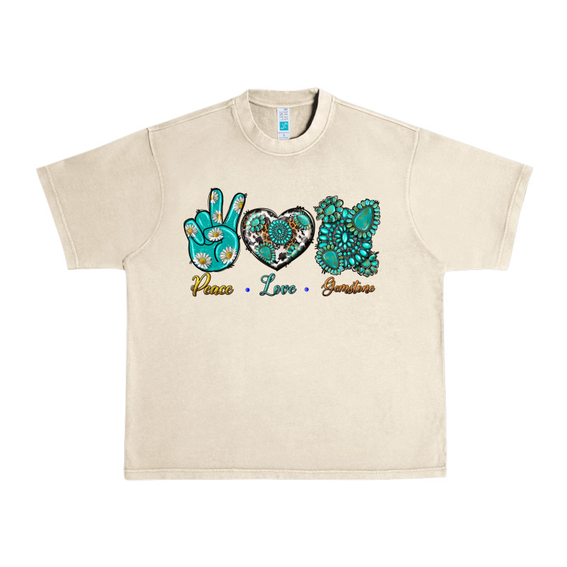 Peace Love Gemstone Urban Heavy Tee by BundleAndBundleShop | Teevron