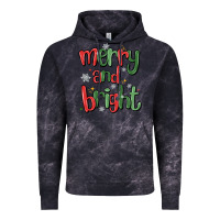 Cloud Black merry and bright Vintage Hoodie - MaliasSmallBusiness