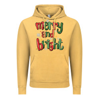 Vintage Mustard merry and bright Vintage Hoodie - MaliasSmallBusiness