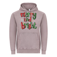 Vintage Zinc merry and bright Vintage Hoodie - MaliasSmallBusiness