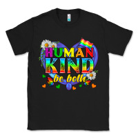 Black LGBTQ Pride Human Kind Be Both Classic Tee - BundleAndBundleShop