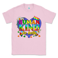 Bubblegum Pink LGBTQ Pride Human Kind Be Both Classic Tee - BundleAndBundleShop