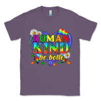 Lavender LGBTQ Pride Human Kind Be Both Classic Tee - BundleAndBundleShop