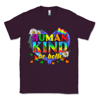 Plum LGBTQ Pride Human Kind Be Both Classic Tee - BundleAndBundleShop